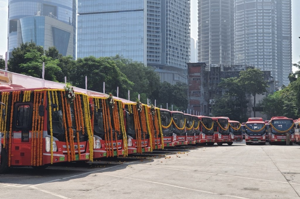 best worli electric bus depot