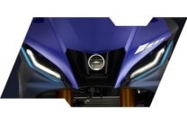 LED projector headlight with LED DRLs