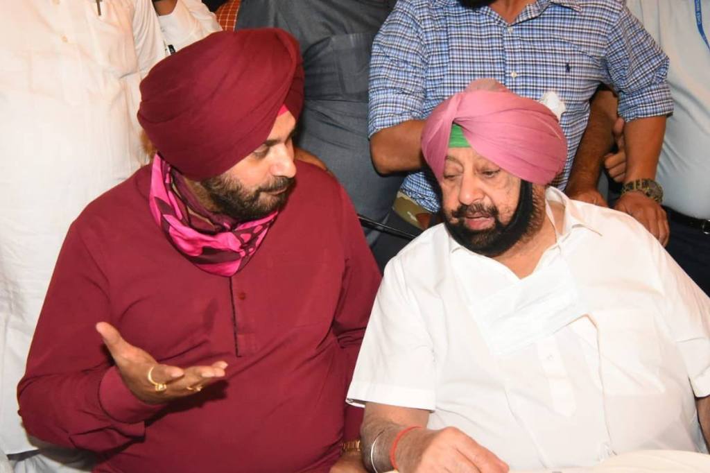 Sidhu also alleged that Singh was hand in gloves with the BJP and the SAD.