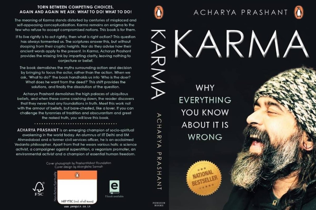 Book review, Karma, Acharya Prashant, Upanishads, the Srimad Bhagwad Gita