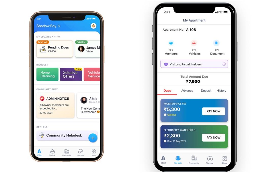 Community management app, adda, covid-19, lockdown, adda app