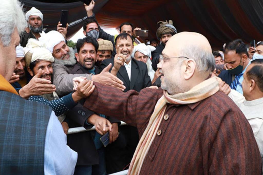 Amit Shah said the government would talk to the youth of Jammu and Kashmir for making it the most developed in the country, rather than holding talks with Pakistan. 