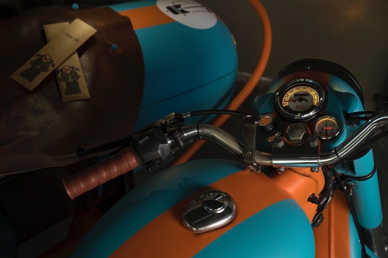 The rig’s license plate holder reads “I fuel humans,” so Trip Machine carried the ‘fuel’ theme through to the livery. Gulf Oil colors are often overused—but this rig is more than cute enough to pull it off. Coffee, anyone?
