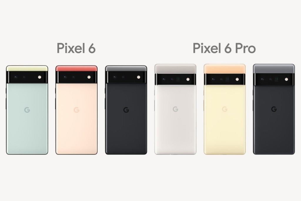 Google Pixel 6, Google Pixel 6 Pro, Google