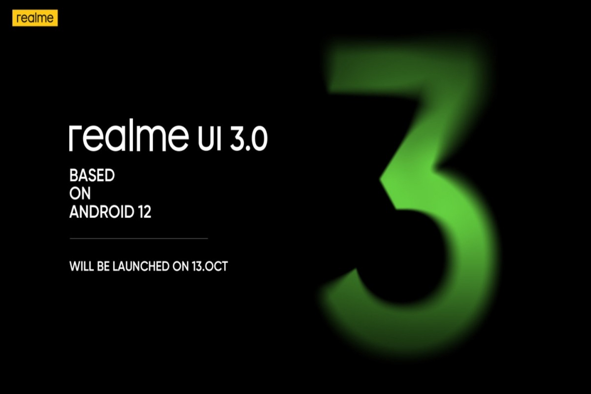 Realme UI 3.0, Realme UI 3.0 launch October, realme UI 3.0 androiid 12 based OS, Realme GT series, Realme UI upgrade