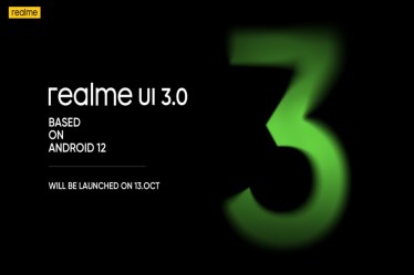 Realme UI 3.0, Realme UI 3.0 launch October, realme UI 3.0 androiid 12 based OS, Realme GT series, Realme UI upgrade
