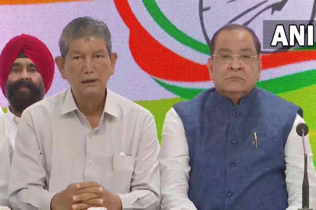 Uttarakhand BJP leader and state cabinet minister Yashpal Arya and his son MLA Sanjeev on Monday joined the Congress in presence of party leaders Harish Rawat and KC Venugopal in Delhi. 