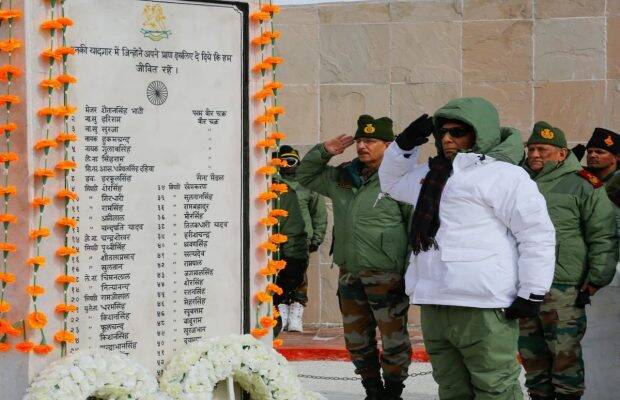 "I am saluting the 114 Indian soldiers who made supreme sacrifices in the 1962 war after reaching Rezang La, located amidst the inaccessible hills of Ladakh," Singh tweeted.