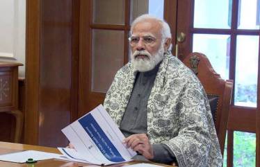 During the meeting which lasted for about two hours, the PM spoke about the need to be proactive in light of the new variant and urged people to be more cautious and take proper precautions like masking up and maintaining social distance, the PMO said.