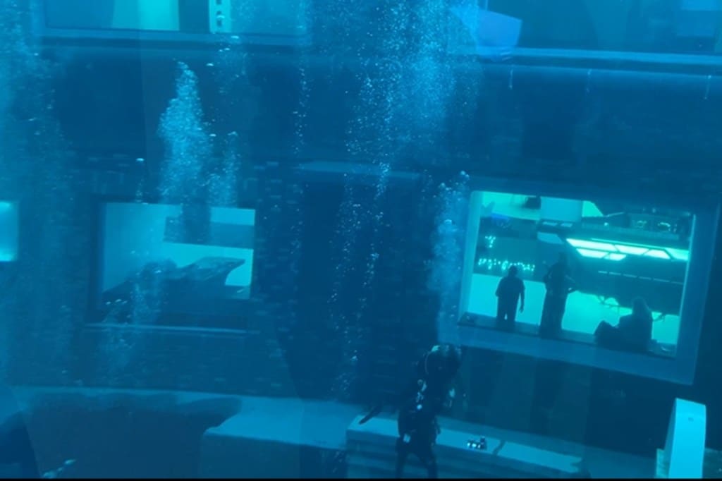 Mere months ago, Dubai launched the deepest pool in the world, having a depth of 60 metres. (Image: Bulbul Dhawan/Financial Express)