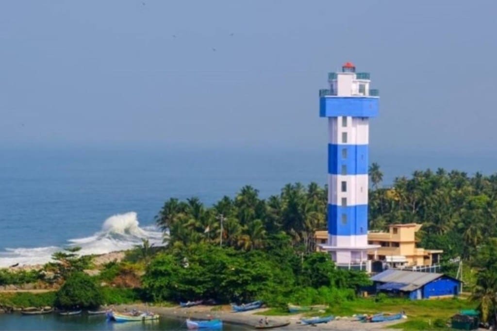 lighthouse, Kerala lighthouse, Kerala