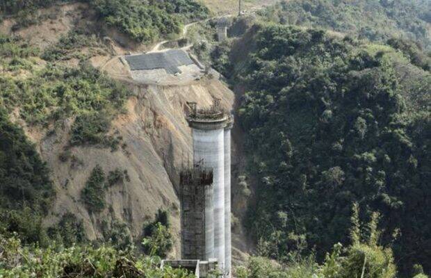 Jiriram-Imphal Line; tallest railway bridge pier Jiriram-Imphal Line; tallest railway bridge pier