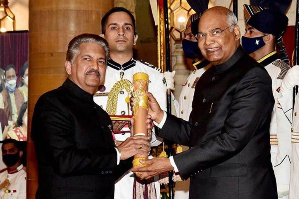 Anand Mahindra Padma Bhushan