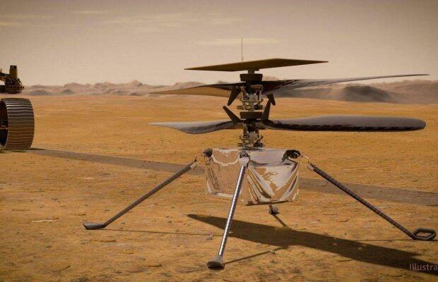 Ingenuity collected as many as 10 images of the rocky surface of the red planet. (File image: NASA/JPL-Caltech) Ingenuity collected as many as 10 images of the rocky surface of the red planet. (File image: NASA/JPL-Caltech)