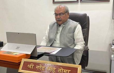 Tomar said that he is pained that the government couldn't explain the benefits of the farm laws to the farmers. Tomar said that he is pained that the government couldn't explain the benefits of the farm laws to the farmers.