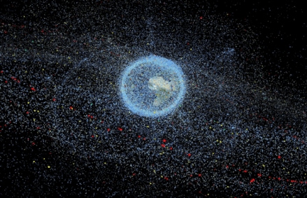 As per NASA, both the orbital debris and spacecraft travel at speeds of about 15,700 mph in low Earth orbit. (Modeling image: IRAS/TU Braunschweig via ESA) As per NASA, both the orbital debris and spacecraft travel at speeds of about 15,700 mph in low Earth orbit. (Modeling image: IRAS/TU Braunschweig via ESA)