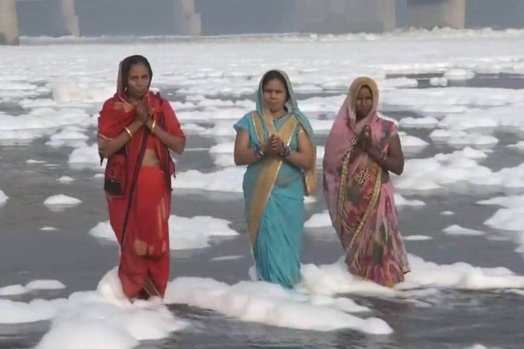 The AAP had come under sharp criticism for not fulfilling its promise of cleaning the Yamuna.