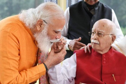 The prime minister, Vice President M Venkaiah Naidu, Union ministers Amit Shah and Rajnath Singh, and BJP president J P Nadda also visited Advani's residence to greet him.