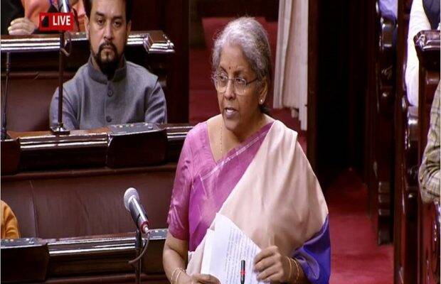 "I don’t have the ready information on how much tax has been collected on crypto or how much has been paid on it," said Sitharaman. (Image: IE)