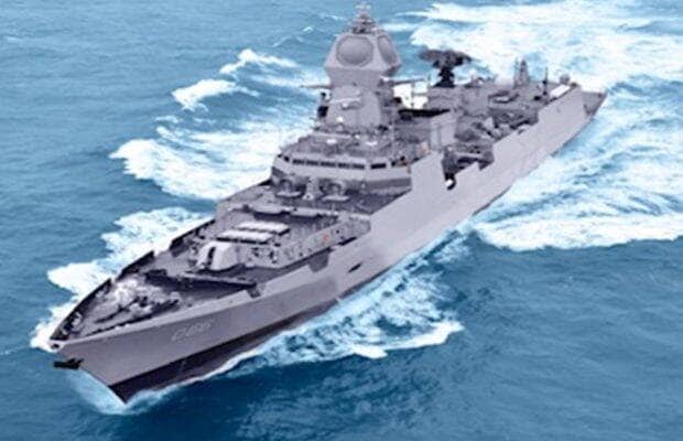 The destroyer Visakhapatnam has almost 75 percent indigenous content on board(Credit: Indian Navy).