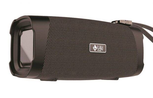 With Bluetooth 5.0 technology, this device supports multiple input options including USB, Micro SD Card Reader, and 3.5mm Aux-in port for up to 10-meter range.