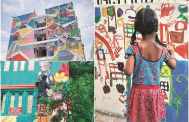 For artists, who were hit by the pandemic, public art offered a set of different possibilities to extend their canvas and engage with the community