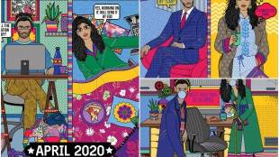 An art exhibition and an interactive pop-up installation were on display for the public to explore lockdown lessons through artworks and visual material produced for the project website.