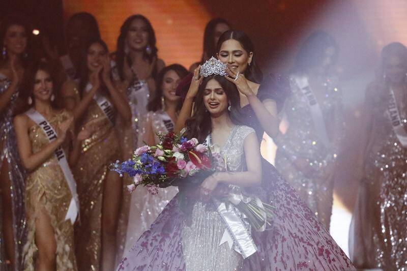 Miss Universe 2021, Harnaaz Sandhu, Miss Universe, Miss Universe crown, Miss Universe pictures