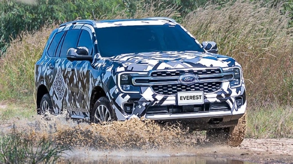 Next-gen Ford Endeavour teased: Dons F-150-esque front fascia