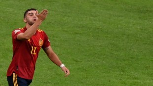 Barca said Torres has signed a contract until June 2027 and the Spain international will have a release clause of 1 billion euros. (Reuters)