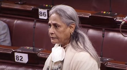 Jaya Bachchan also got visibly upset after a member passed a personal remark on her while she was targeting the government. 