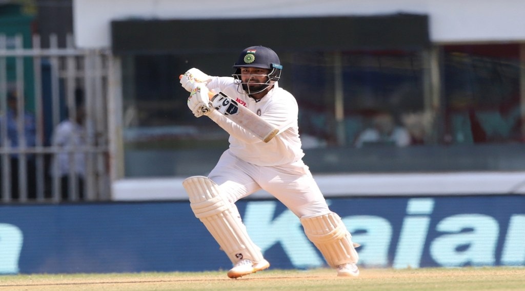 Wicketkeeper-batter Rishabh Pant top-scored for India in the second innings with a run-a-ball 34 as the visiting team was all out for 174 in the second innings. (Twitter/BCCI) Wicketkeeper-batter Rishabh Pant top-scored for India in the second innings with a run-a-ball 34 as the visiting team was all out for 174 in the second innings. (Twitter/BCCI)