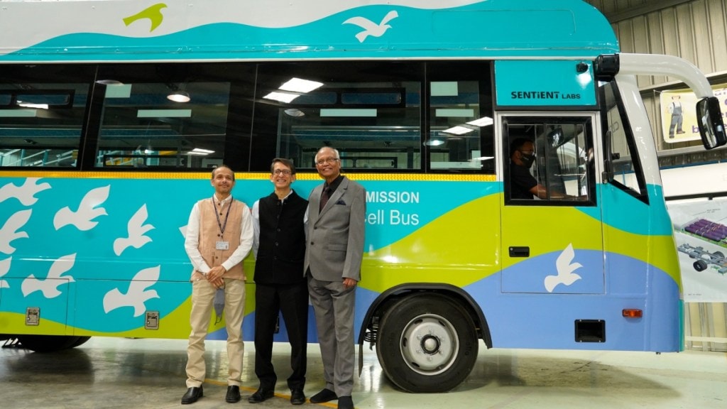 Sentient Labs launches 1st indigenously developed hydrogen fuel cell bus