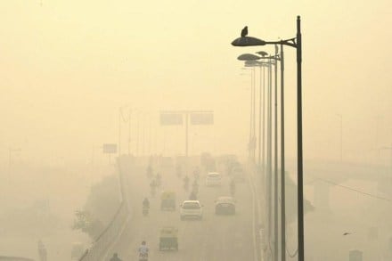 The 24-hour air quality index (AQI) of Delhi read 305 at 4 pm, according to Central Pollution Control Board (CPCB) data. (File)