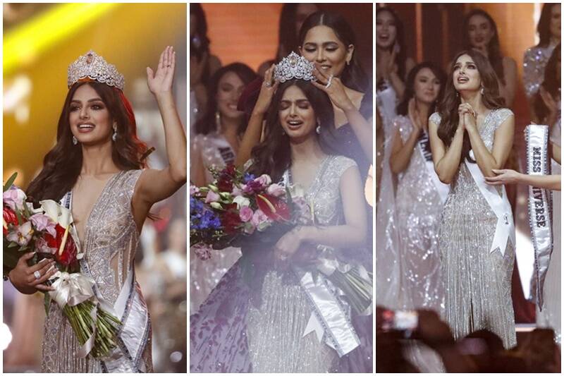 Miss Universe 2021, Harnaaz Sandhu, Miss Universe, Miss Universe crown, Miss Universe pictures
