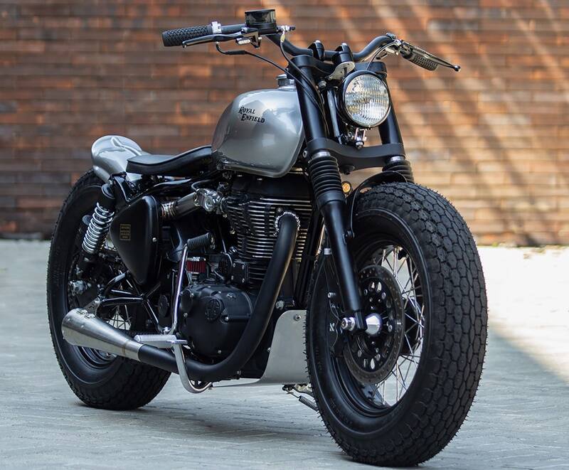 Royal Enfield might not be making the Classic 500 any more, but secondhand examples will be kicking around for years to come still. So there’s plenty of time to snatch one up, and build a tidy little café hopper like this. (Source: Bikeexif)
