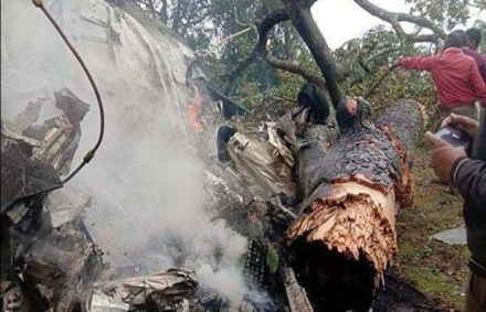 Today’s crash is also a reminder of the February 1952 Devon crash which was near Lucknow in which the Indian Army’s top leadership could have been wiped out. (ANI)