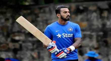 Giving him company at the other end was Ajinkya Rahane, on 40 off 81 balls, with the help of eight hits to the fence.