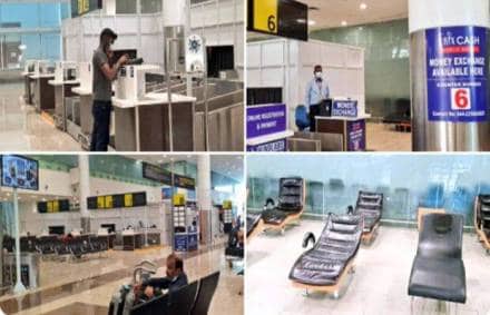 A passenger at the Chennai airport shared that he got hold of his negative Rapid PCR report within 30 minutes. (Credit: Airport Authority of India)