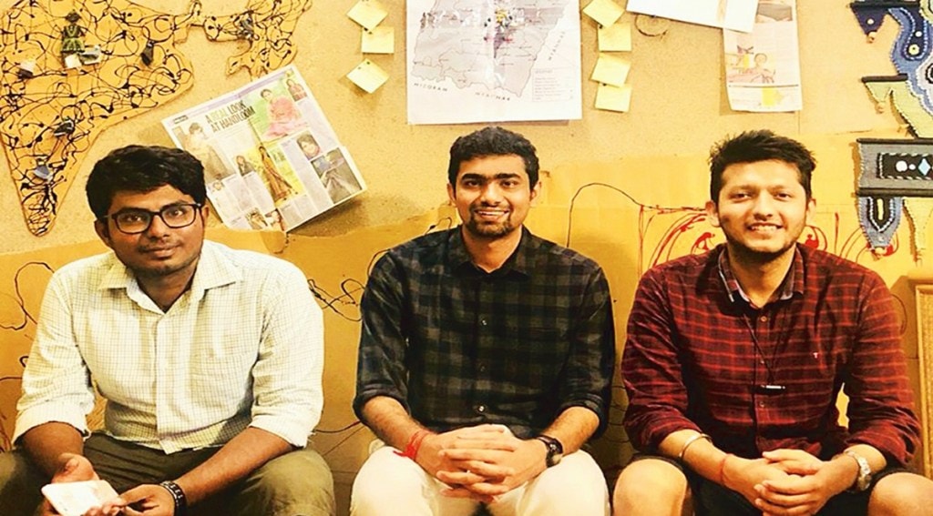 (L-R) Lal10 co-founders Albin Jose, Maneet Gohil and Sanchit Govil