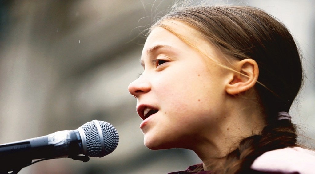 File photo of Swedish teenage climate activist Greta Thunberg
