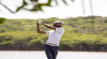 The ball screamed off the clubface, drilling 280 yards low to the ground before magically rising at the very end of its trajectory, before dropping down to the fairway.