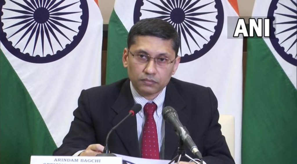 MEA Spokesperson Arindam Bagchi (ANI Image)
