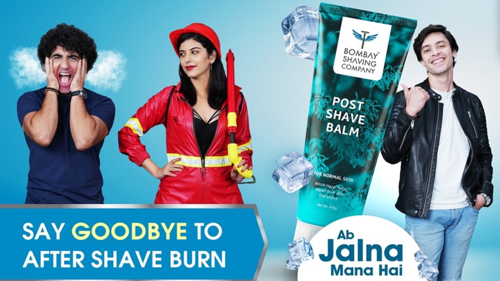 The campaign also marks the re-launch of its ‘Post-Shave Balm’ product The campaign also marks the re-launch of its ‘Post-Shave Balm’ product