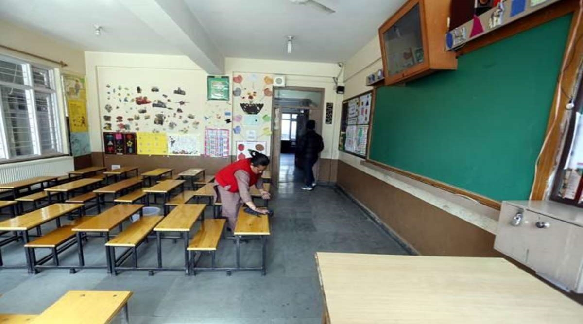 Minister for Primary and Secondary Education B C Nagesh, who accompanied Ashoka, said all the schools will open from January 31. (File) Minister for Primary and Secondary Education B C Nagesh, who accompanied Ashoka, said all the schools will open from January 31. (File)