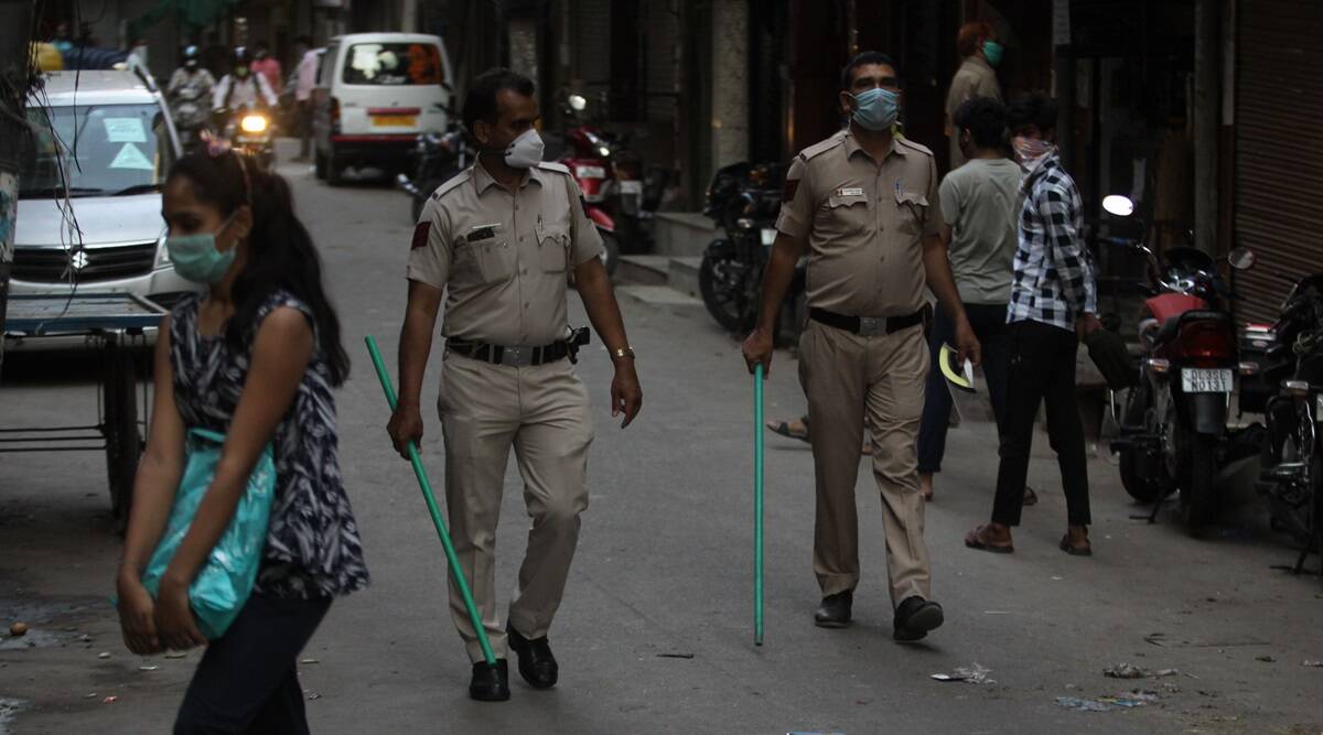 The overall strength of the Delhi Police is over 80,000. (Representational image: IE) The overall strength of the Delhi Police is over 80,000. (Representational image: IE)