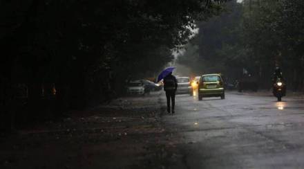 The weather station at Palam gauged a record 48 mm rainfall in the 24 hours ending at 8:30 am Saturday. (Representational image via IE)