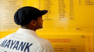 Agarwal scored 276 runs in two matches, at an average of 69.00, including two fifties and a century. (Twitter/Mayank Agarwal)