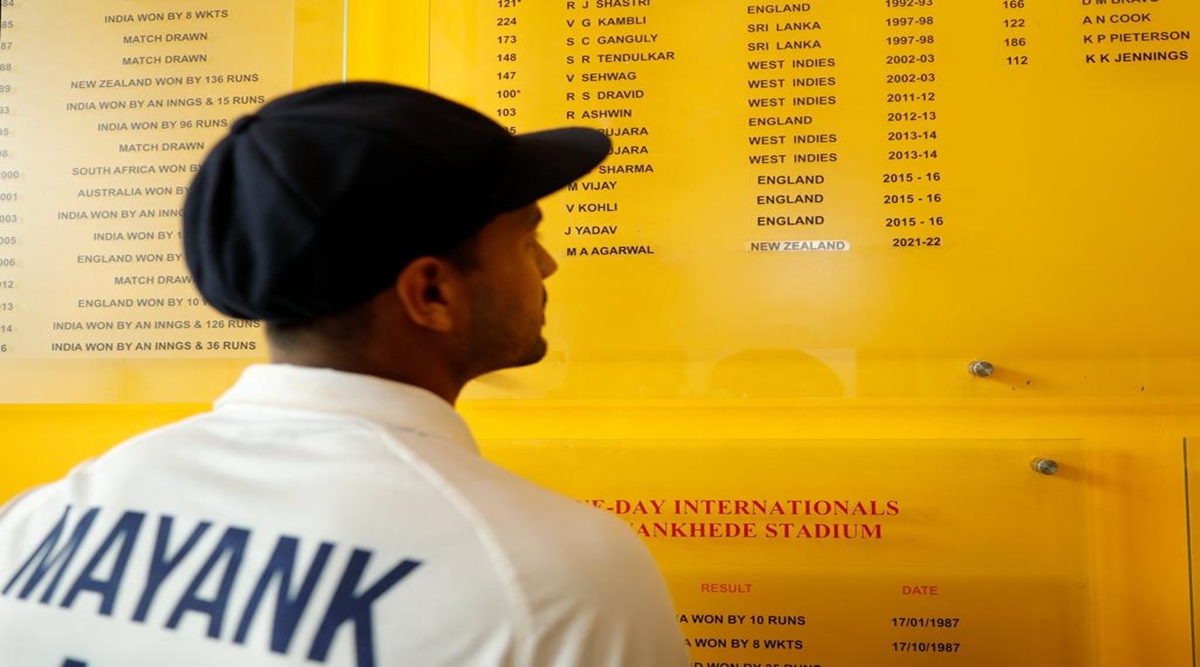 Agarwal scored 276 runs in two matches, at an average of 69.00, including two fifties and a century. (Twitter/Mayank Agarwal) Agarwal scored 276 runs in two matches, at an average of 69.00, including two fifties and a century. (Twitter/Mayank Agarwal)