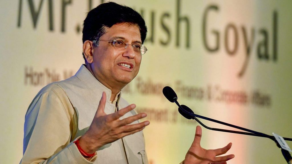 Union Commerce Minister Piyush Goyal. (File Photo: PTI) 